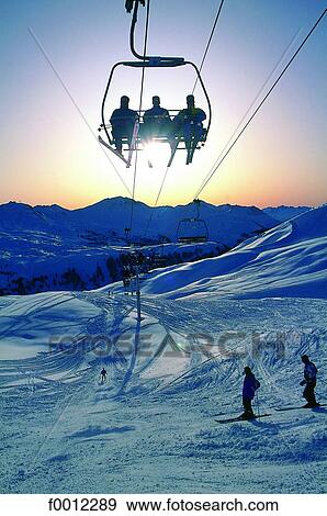 Stock Photo - Chair lift. Fotosearch