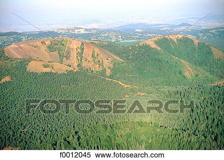 Auvergne, aerial view of Puy de Lassolas and Puy de la Vache View Large Photo Image Stock Photography - Auvergne, aerial view of Puy de Lassolas and Puy de la Vache. Fotosearch