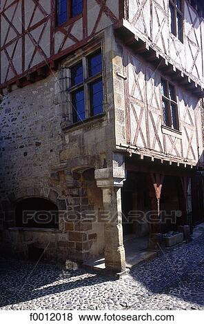 Auvergne, Billon, half-timbered house View Large Photo Image Stock Photo - Auvergne, Billon, half-timbered house. Fotosearch