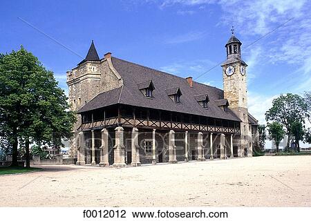 Stock Image - Auvergne, castle of Montluçon. Fotosearch