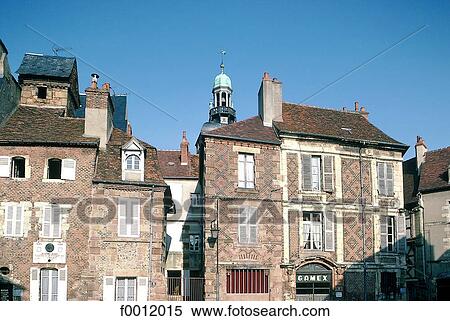 Auvergne, Jacquemart clock tower of Moulins View Large Photo Image Stock Photography - Auvergne, Jacquemart clock tower of Moulins . Fotosearch