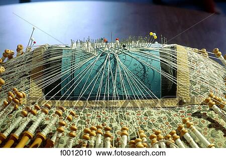 Stock Image - Auvergne, le Puy lace. Fotosearch