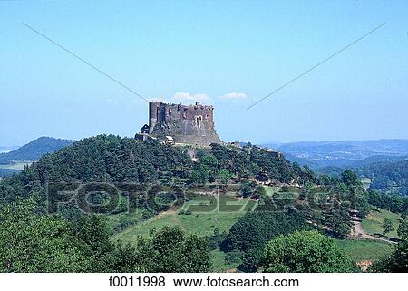 Auvergne, Murol castle View Large Photo Image Stock Photo - Auvergne, Murol castle. Fotosearch