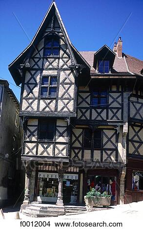 Auvergne, Thiers, the Pirou house View Large Photo Image Picture - Auvergne, Thiers, the Pirou house. Fotosearch