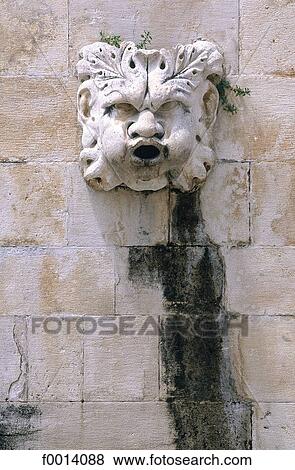 Dubrovnik, gargoyle on a stone wall View Large Photo Image Stock Photo - Dubrovnik, gargoyle on a stone wall. Fotosearch