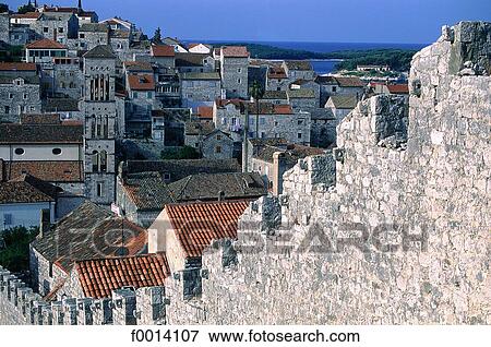 Hvar Island View Large Photo Image Stock Photo - Hvar Island. Fotosearch