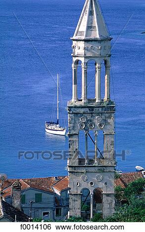Hvar Island View Large Photo Image Stock Photograph - Hvar Island. Fotosearch