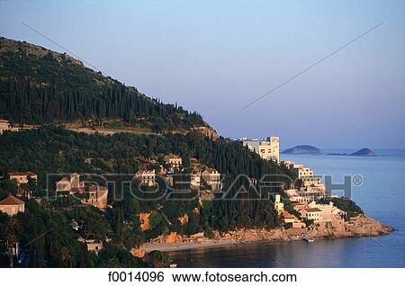 View of the Dalmatian coastline at Monte boundary View Large Photo Image Stock Photograph - View of the Dalmatian coastline at Monte boundary. Fotosearch