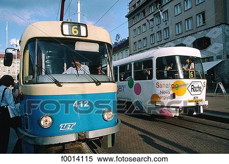 Zagreb, two trams at main square Ban Josip Celacic View Large Photo Image Stock Photography - Zagreb, two trams at main square Ban Josip Celacic. Fotosearch