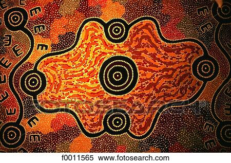 Australia, near Alice Srings, aboriginal pattern in a farm View Large Photo Image Stock Photography - Australia, near Alice Srings, aboriginal pattern in a farm. Fotosearch