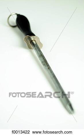 Sharpening steel View Large Photo Image Stock Image - Sharpening steel. Fotosearch