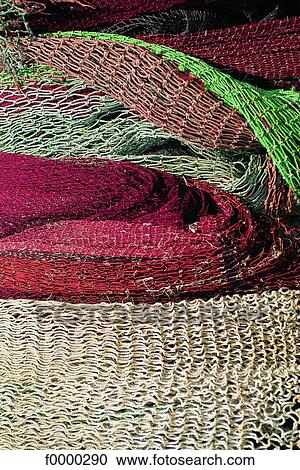 Greece, fishing nets View Large Photo Image Stock Image - Greece, fishing nets. Fotosearch