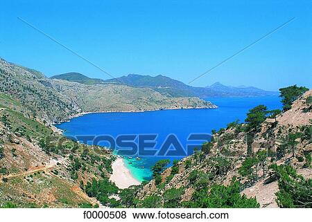 Stock Photo - Karpathos, Apella. Fotosearch