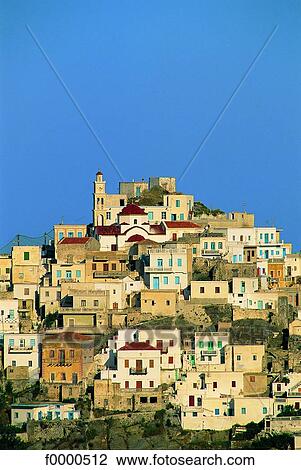 Stock Image - Karpathos, Olympos. Fotosearch
