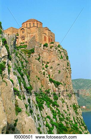 Peloponnese, Monemvassia View Large Photo Image Stock Image - Peloponnese, Monemvassia. Fotosearch