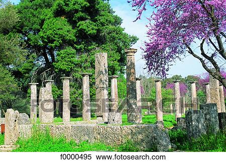 Peloponnese, Olympia View Large Photo Image Stock Photography - Peloponnese, Olympia. Fotosearch