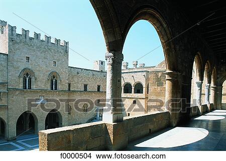 Rhodes, Palace of the Grand Masters View Large Photo Image Picture - Rhodes, Palace of the Grand Masters. Fotosearch