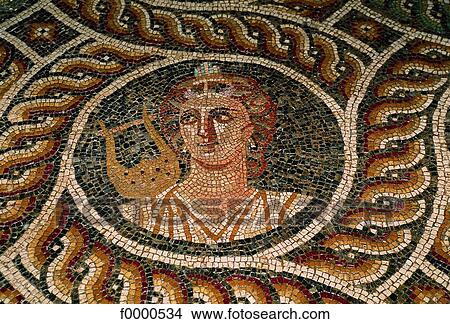 Picture - Rhodes, Palace of the Grand Masters, mosaics from Kos island. Fotosearch