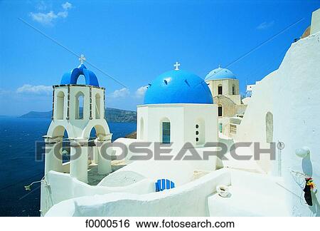 Stock Photograph - Santorini, Ia. Fotosearch