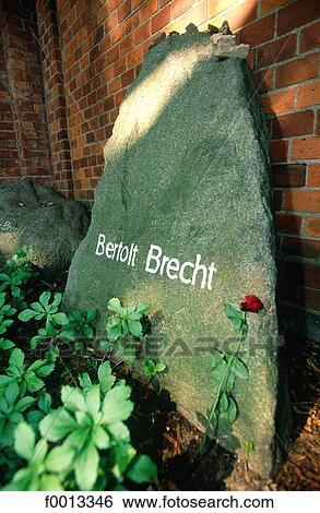 Stock Photograph - Bertold Brecht grave. Fotosearch