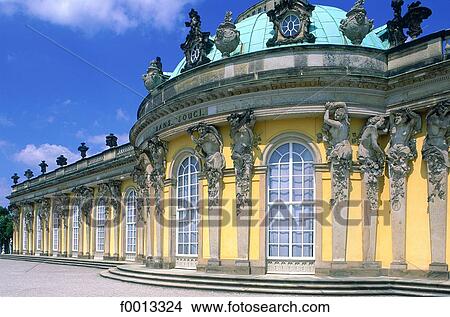 Potsdam, Sans Souci castle View Large Photo Image Picture - Potsdam, Sans Souci castle. Fotosearch