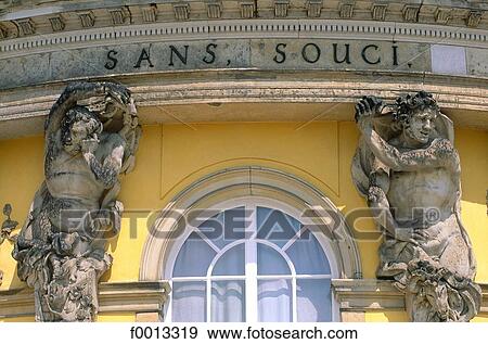 Potsdam, Sans Souci castle View Large Photo Image Stock Photo - Potsdam, Sans Souci castle. Fotosearch