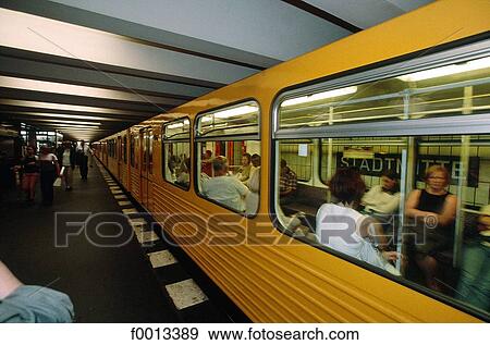U-Bahn subway View Large Photo Image Stock Photo - U-Bahn subway. Fotosearch