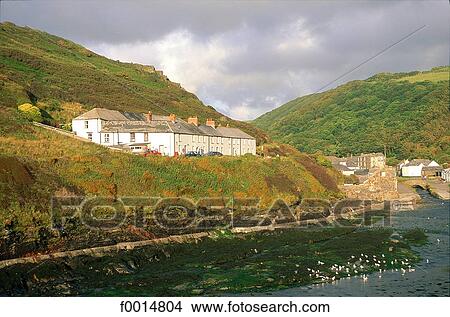England, Cornwall, Boscastle View Large Photo Image Picture - England, Cornwall, Boscastle. Fotosearch