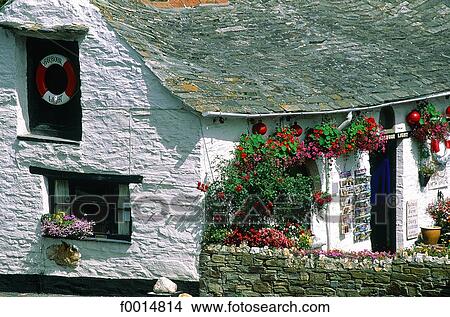 England, Cornwall, house in Boscastle View Large Photo Image Picture - England, Cornwall, house in Boscastle. Fotosearch