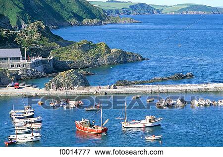England, Cornwall, Mevagissey View Large Photo Image Stock Photo - England, Cornwall, Mevagissey. Fotosearch