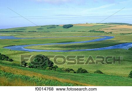 Stock Photo - England, East Sussex, South downs. Fotosearch