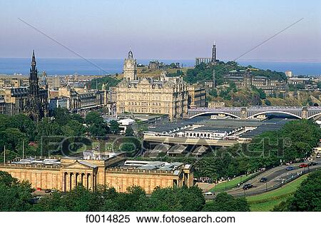 Scotland, Edinburgh View Large Photo Image Stock Photography - Scotland, Edinburgh. Fotosearch