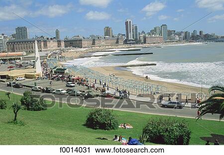 Argentina, Mar del Plata View Large Photo Image Stock Image - Argentina, Mar del Plata. Fotosearch