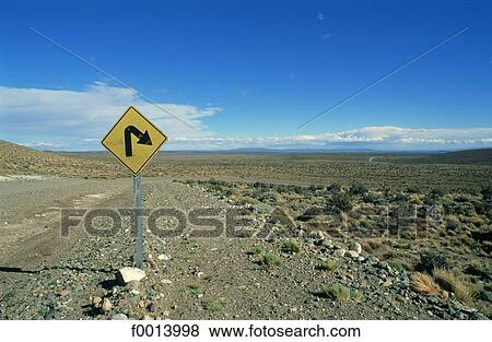 Stock Photo - Argentina, road in Patagonia. Fotosearch