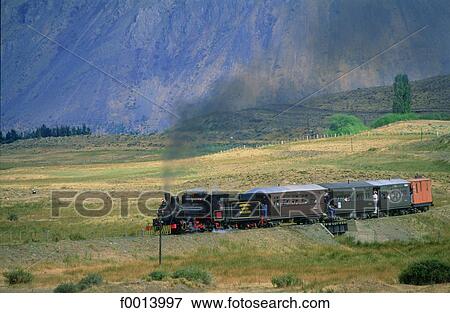 Argentina, Welsh valley, Patagonia train View Large Photo Image Stock Photo - Argentina, Welsh valley, Patagonia train. Fotosearch