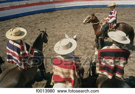 Stock Image - Chile, rodeo. Fotosearch
