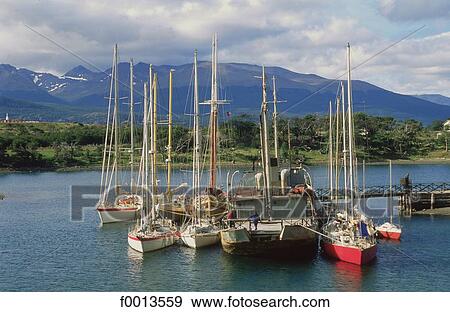 Stock Photo - Chile, Tierra del Fuego, Beagle channel. Fotosearch