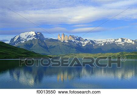 Stock Image - Chile, Torres del Paine national park. Fotosearch