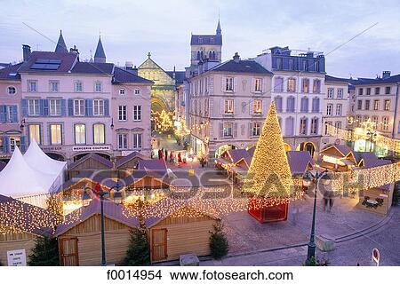 France, Lorraine, Epinal, Christmas market View Large Photo Image Picture - France, Lorraine, Epinal, Christmas market. Fotosearch
