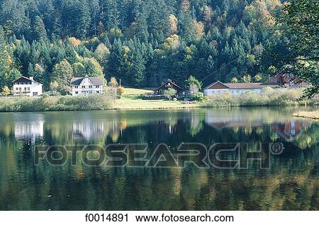 France, Lorraine, lake of Retournemeur View Large Photo Image Stock Image - France, Lorraine, lake of Retournemeur. Fotosearch