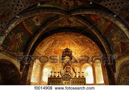 Stock Photo - France, Lorraine, Lorry-Montigny church. Fotosearch