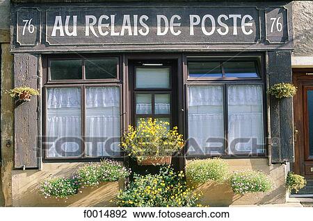 Stock Image - France, Lorraine, old post office. Fotosearch
