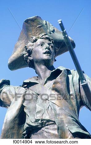 Picture - France, Lorraine, Remiremont, soldier of the French Revolutionary wars. Fotosearch