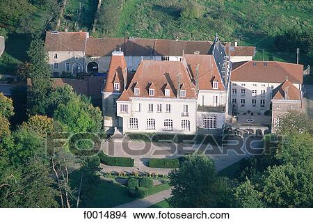France, Lorraine, Thorey-Lyautey castle, aerial View Large Photo Image Picture - France, Lorraine, Thorey-Lyautey castle, aerial. Fotosearch