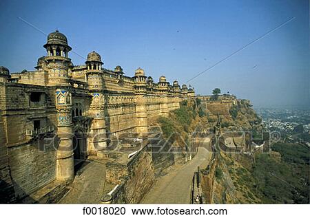 India, Madhya Pradesh, Gwalior, Man Mandir palace View Large Photo Image Stock Image - India, Madhya Pradesh, Gwalior, Man Mandir palace. Fotosearch