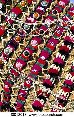 India, Rajasthan, Jaisalmer, camel harness detail View Large Photo Image Stock Photo - India, Rajasthan, Jaisalmer, camel harness detail. Fotosearch