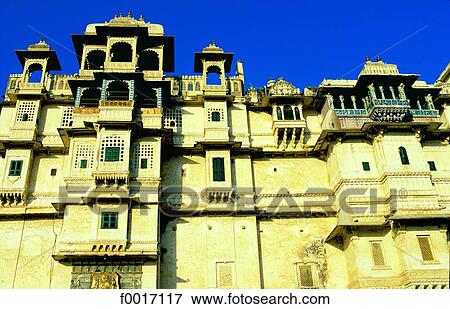India, Rajasthan, Udaipur, City palace View Large Photo Image Stock Photo - India, Rajasthan, Udaipur, City palace. Fotosearch