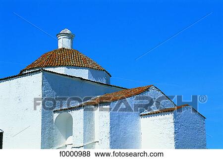 Stock Photo - Portugal, Alentejo, church. Fotosearch