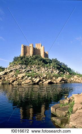 Portugal, Almourol castle View Large Photo Image Stock Image - Portugal, Almourol castle. Fotosearch