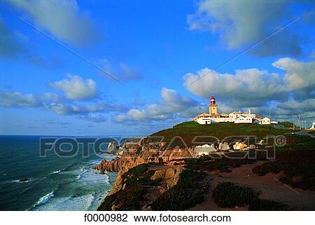 Portugal, Cabo da Roca, western-most point of Europe View Large Photo Image Stock Image - Portugal, Cabo da Roca, western-most point of Europe. Fotosearch
